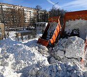 Maskvą nuklojo didžiulis sniego sluoksnis