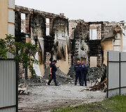 Per gaisrą pensionate prie Kijevo žuvo 17 žmonių