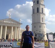 Bėgimo Lietuva - Anglija Startas