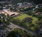 Teopanzolco kultūros centras Meksikoje