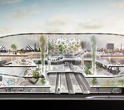 Architektų pasiūlymai Lenkijos oro uostui 