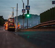 Kelių tvarkymo darbai Vilniuje 
