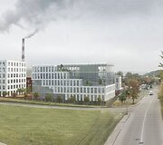 Architektai pateikė siūlymus, kaip galėtų atrodyti &bdquo;Lidl&ldquo; biurų parkas Giraitės gatvėje