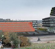 Architektai pateikė siūlymus, kaip galėtų atrodyti &bdquo;Lidl&ldquo; biurų parkas Giraitės gatvėje