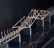 Pėsčiųjų tiltas į Kėdainių senamiesčio &scaron;irdį &ndash; autorinė istorinės temos interpretacija. Architektai: J.R.Palys ir I.Palytė-Veilandienė
