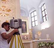 Paveikslo Dievo gailestingumas perkėlimas į virtualią erdvę