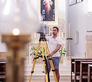 Paveikslo Dievo gailestingumas perkėlimas į virtualią erdvę