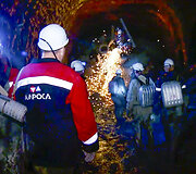 2017-aisiais vykdoma užlietoje Mirno deimantų kasykloje įkalintų darbininkų gelbėjimo operacija