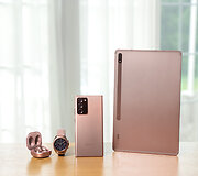&bdquo;Galaxy Buds Live&ldquo; ausinės, &bdquo;Galaxy Watch 3&ldquo; laikrodis, &bdquo;Galaxy Note 20 Ultra&ldquo; telefonas, &bdquo;Galaxy Tab S7 Plus&ldquo; plan&scaron;etė