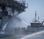 Desantinio laivo "USS Bonhomme Richards" gaisras ir jo pasekmės