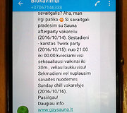 Nepageidaujamos reklaminės &bdquo;Gay Sauna&ldquo; žinutės