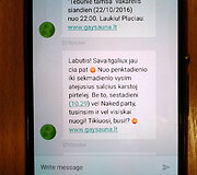 Nepageidaujamos reklaminės &bdquo;Gay Sauna&ldquo; žinutės