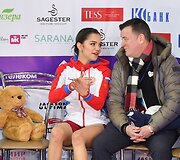 Jevgenija Medvedeva Rusijos čempionate Saranske.