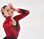 Jevgenija Medvedeva Rusijos čempionate Saranske.