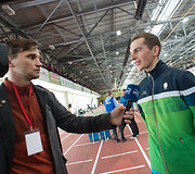 Lietuvos lengvosios atletikos taurės varžybos Vilniuje. Ramūnas Grumbinas