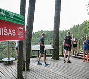 100 km bekelės taką aplink Vilnių i&scaron;bandė ir olimpiečiai.