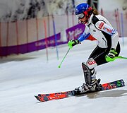 Petra Vlhova sezonui ruo&scaron;ėsi Druskininkuose.