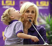 Kim Mulkey tapo Luizianos universiteto komandos trenere.