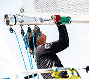 54-oji &bdquo;Kur&scaron;ių marių regata&ldquo; startavo su silpno vėjo i&scaron;&scaron;ūkiais ir komplikuotomis buriavimo sąlygomis.