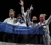 Estijos fechtuotojos tapo olimpinėmis čempionėmis.