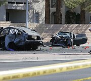 Henry Ruggsas III vairavo &bdquo;Chevrolet Corvette&ldquo; paryčiais prie Las Vegaso, kai įvyko tragi&scaron;ka avarija.