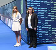 Europos jaunimo plaukimo čempionato Lazdynų baseine akimirka. Kotryna Teterevkova 
