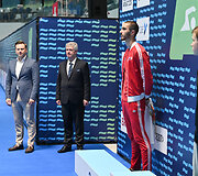 Europos jaunimo plaukimo čempionato Lazdynų baseine akimirka.