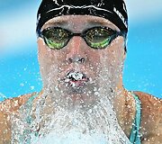Rūta Meilutytė startavo Paryžiaus olimpinėse žaidynėse.