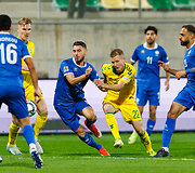 Lietuvos futbolo rinktinė Tautų lygos rungtynėse Kipre. Paulius Golubickas