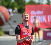 &Scaron;e&scaron;tadienį prie Baltojo tilto įvyko &bdquo;OlyBet DUNK IT Open&ldquo; krep&scaron;inio renginys.