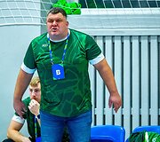 Rankinio lygos rungtynių akimirka: Kauno &bdquo;Granitas-Karys&ldquo; &ndash; Pasvalio &bdquo;Pieno žvaigždės&ldquo;