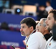 Lietuvos plaukikai startavo estafetėje 4 po 50 m kompleksiniu plaukimu.Jurijus Va&scaron;čenkovas