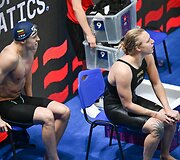 Rūta Meilutytė ir Mantas Kau&scaron;pėdas