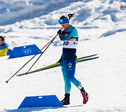 Modestas Vaičiulis krito slidinėjimo 10 km varžybose.
