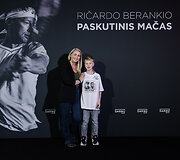 Ričardo Berankio atsisveikinimo mačo renginio akimirka.