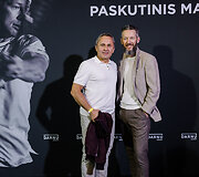 Ričardo Berankio atsisveikinimo mačo renginio akimirka.