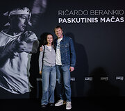 Ričardo Berankio atsisveikinimo mačo renginio akimirka.