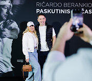 Ričardo Berankio atsisveikinimo mačo renginio akimirka.
