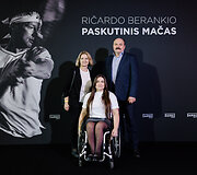 Ričardo Berankio atsisveikinimo mačo renginio akimirka.