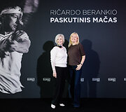 Ričardo Berankio atsisveikinimo mačo renginio akimirka.