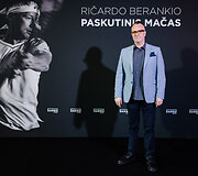 Ričardo Berankio atsisveikinimo mačo renginio akimirka.
