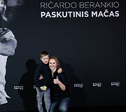Ričardo Berankio atsisveikinimo mačo renginio akimirka.