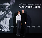 Ričardo Berankio atsisveikinimo mačo renginio akimirka.