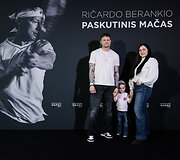 Ričardo Berankio atsisveikinimo mačo renginio akimirka.