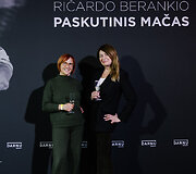 Ričardo Berankio atsisveikinimo mačo renginio akimirka.