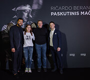 Ričardo Berankio atsisveikinimo mačo renginio akimirka.