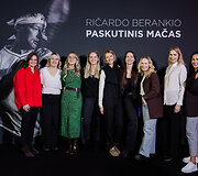 Ričardo Berankio atsisveikinimo mačo renginio akimirka.