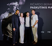 Ričardo Berankio atsisveikinimo mačo renginio akimirka.