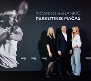 Ričardo Berankio atsisveikinimo mačo renginio akimirka.