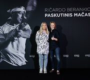 Ričardo Berankio atsisveikinimo mačo renginio akimirka.